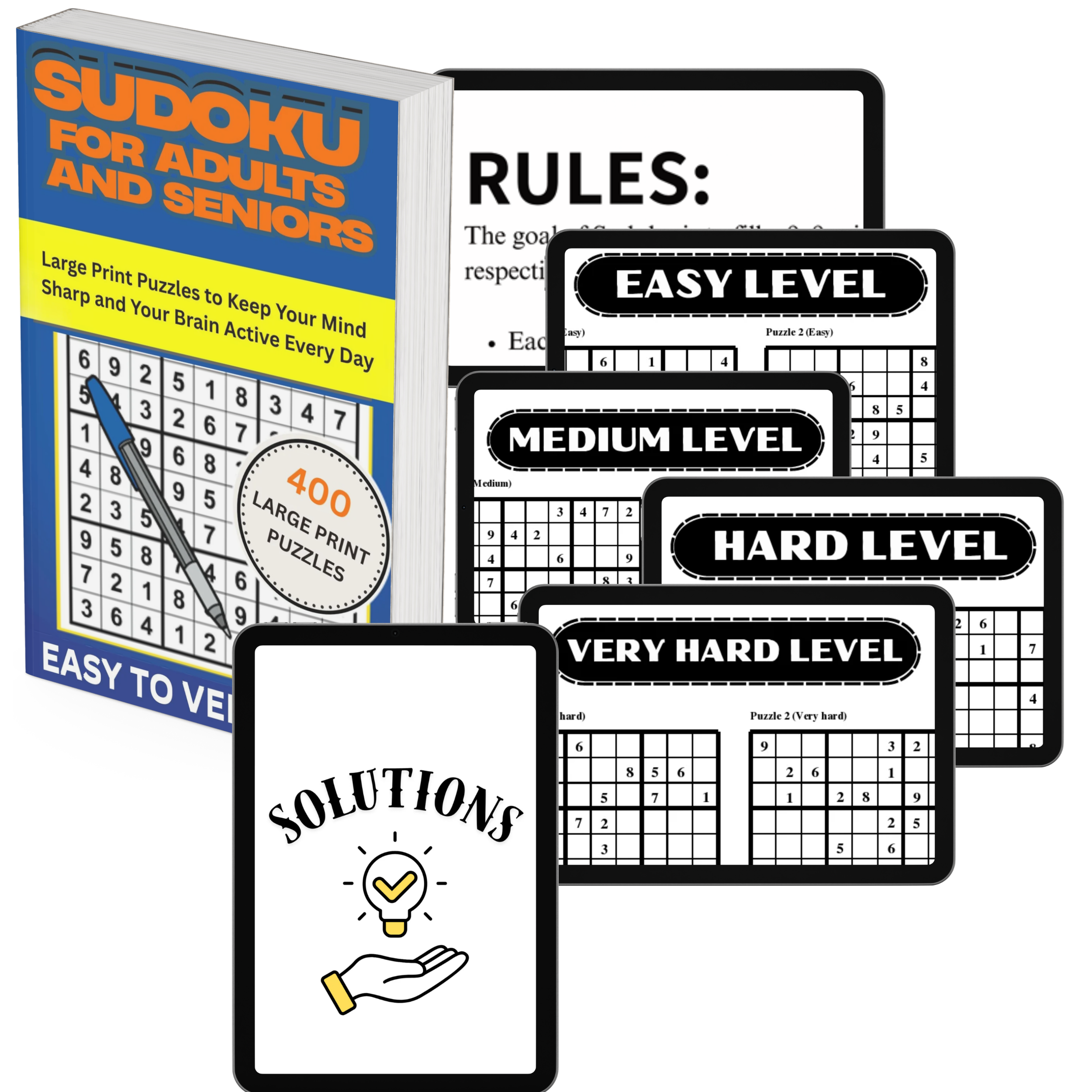Ultimate Sudoku for Adults and Seniors